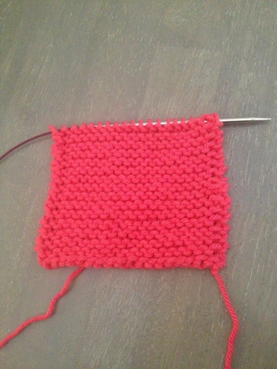 Knitting away!